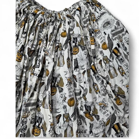 handmade halloween print full skirt - Picture 3 of 5